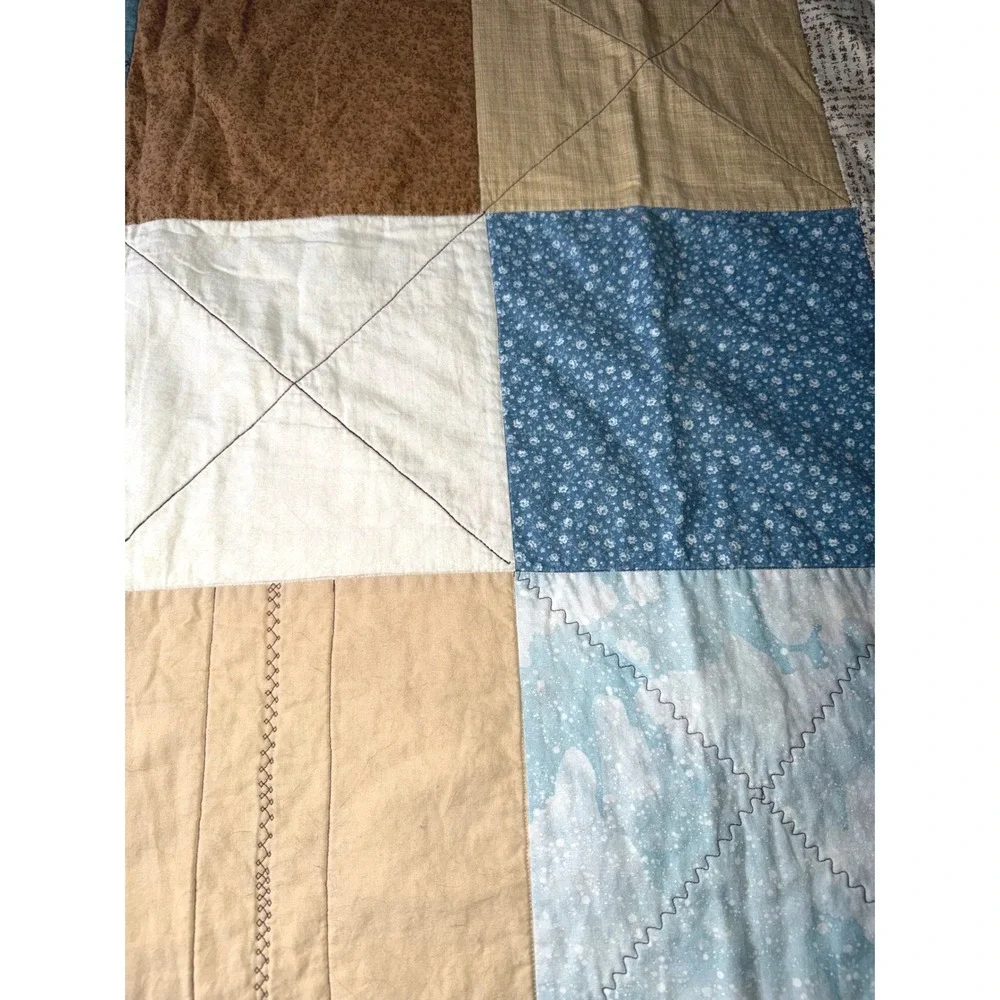 Handmade quilt patchwork